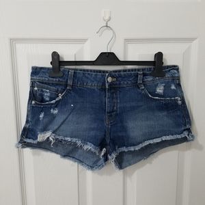 Distressed Zara Denim Shorts